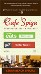 Mobile Screenshot of cafespigapizzapasta.com